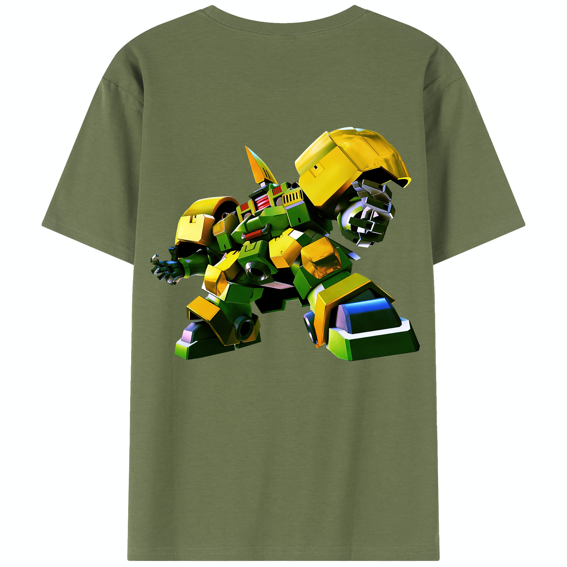 （画像用） 機動戦士ガンダム Mobile Suit Gundam 綿100％半袖Tシャツ（背面プリント）